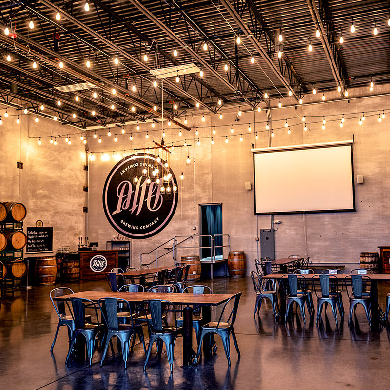 Alter Brewing Barrel Room
