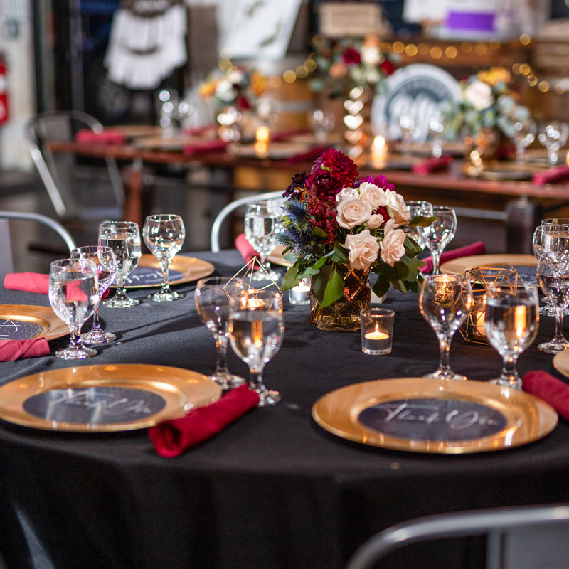 Alter Brewing Wedding Table